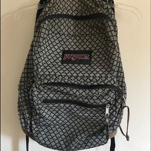 Jansport Gray and Black Backpack